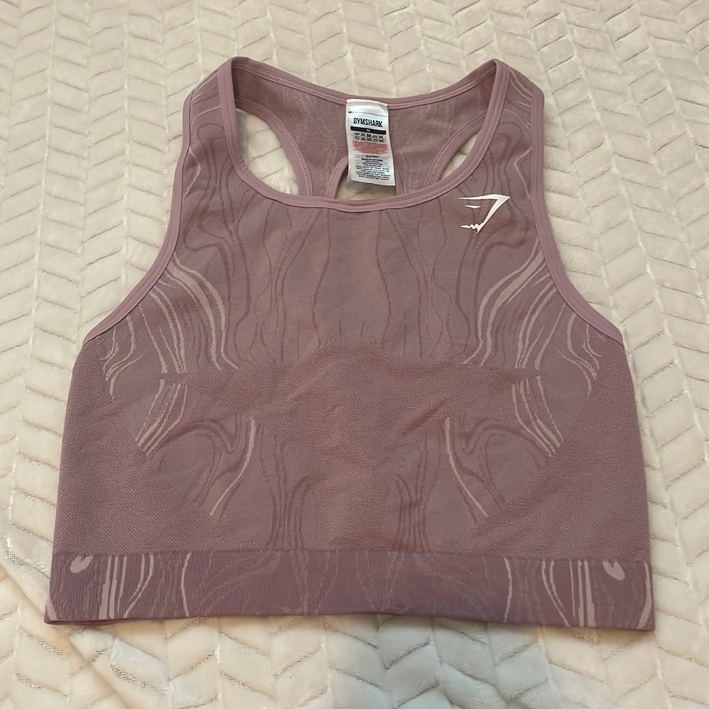 Gym shark crop top work out